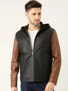 Leather Retail Men Black Leather Jacket