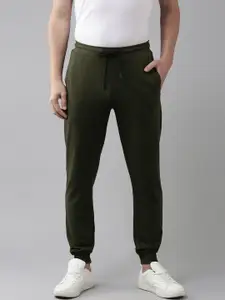 Arrow Sport Men Green Joggers Trousers