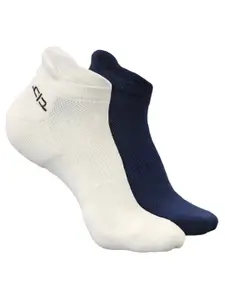 Heelium Men Pack of 2 Odour-Free Breathable Anti-bacterial Bamboo Ankle Length Socks