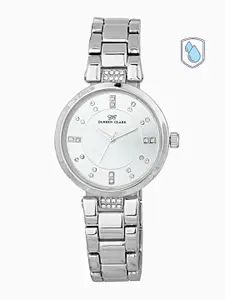 DARREN CLARK Women Silver-Toned Bracelet Style Analogue Watch 11018-SM-02