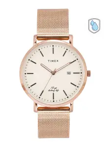 Timex Men Beige Analogue Watch - TWEG17708
