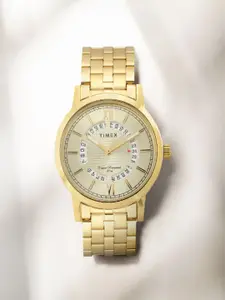 Timex Men Champagne Analogue Watch - TW000T126