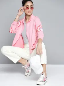 Kook N Keech Marvel Women Pink Printed Sweatshirt