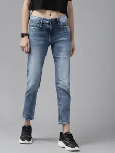 Roadster Women Blue Skinny Fit Heavy Fade Stretchable Jeans