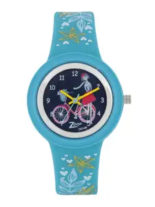Zoop by Titan Girls Blue Printed Dial Watch 26006PP03