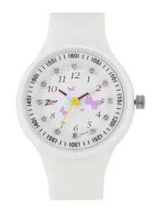 Zoop by Titan Girls White Printed Dial Watch NEC4038PP02C