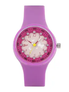 Zoop by Titan Girls Pink Printed Dial Watch NEC4038PP03C