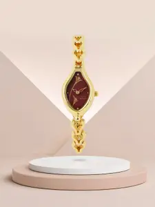 Titan Raga Women Maroon Dial Watch NH2457YM03