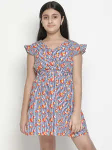 Oxolloxo Multi Floral Fit & Flare Dress