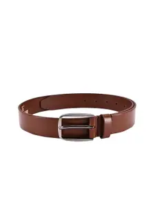 BuckleUp Men Tan Brown Leather Belt