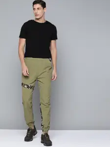 HRX By Hrithik Roshan Outdoor Men Winter Moss Lycra Camouflage Track Pants