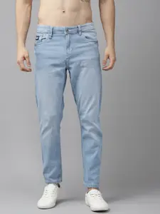 Roadster Men Blue Carrot Fit Light Fade Stretchable Jeans