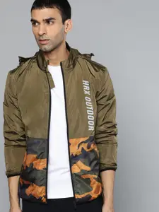 HRX By Hrithik Roshan Outdoor Men uniform green Rapid-Dry Camouflage Jacket