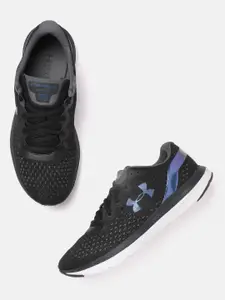UNDER ARMOUR Women Black Woven Design Charged Impulse Shft Running Shoes