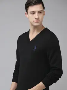 U.S. Polo Assn. U S Polo Assn Men Black Pullover Sweater