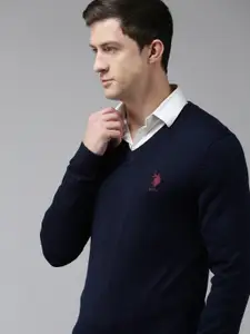 U.S. Polo Assn. U S Polo Assn Men Navy Blue Pullover