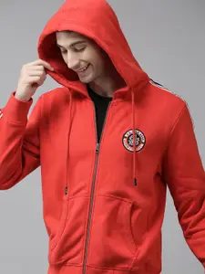 U.S. Polo Assn. Denim Co. U S Polo Assn Denim Co Men Red Hooded Sweatshirt
