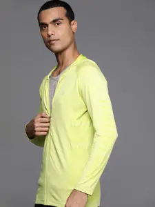 HRX By Hrithik Roshan Running Men Love Bird Seamless Solid Jacket