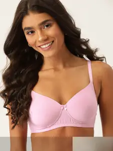 DressBerry Pack Of Two Medium Coverage Solid T-Shirt Bra