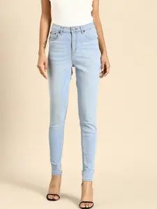all about you Women Blue High-Rise Skinny Fit Stretchable Jeans