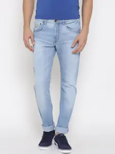 Pepe Jeans Men Blue Vapour Fit Low-Rise Stretchable Jeans