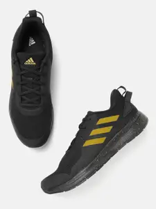 ADIDAS Men Black Ultrafly M Woven Design Running Shoes