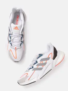 ADIDAS Men White & Grey X9000L2 Running Shoes