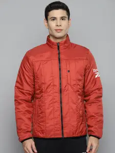 Reebok Men Red Solid BAS Light Padded Jacket