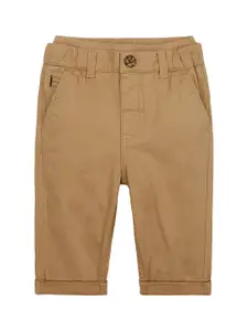 mothercare Boys Brown Solid Trousers