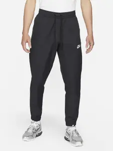 Nike Men Black Sportswear Trackpants