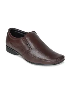 Liberty Men Brown Solid Formal Shoes