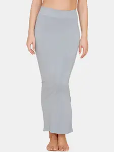 Zivame Women Grey Solid Saree Shapewear