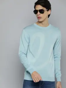 Levis Men Blue Typography Pullover Sweatshirt