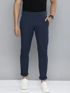 Levis Men Navy Blue 512 Slim Tapered Fit Chinos Trousers
