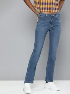 Levis Women Blue Regular Fit Light Fade Stretchable Jeans