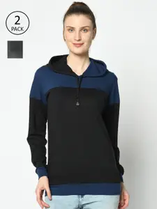 MACK JONNEY Women Pack of 2 Hooded T-shirts