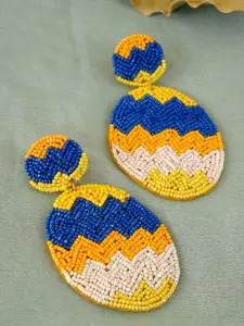 Crunchy Fashion Multicoloured Contemporary Hoop Earrings