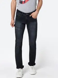 Octave Men Black Mid-Rise Low Fade Regular fit Jeans