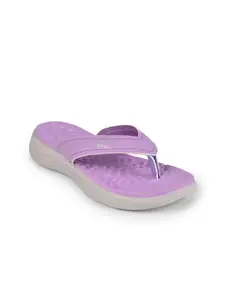 Liberty By A-HA Ladies Purple Casual Thong Flip Flops