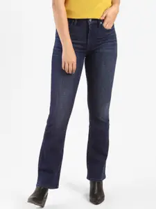 Levis Women Blue 725 Bootcut High-Rise Light Fade Stretchable Jeans