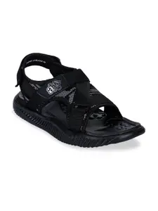Liberty Men Black Comfort Sandals
