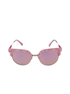 MARC LOUIS Women DIORAMA168- C05 Pink Polarised & UV Protected Cat Eye Sunglasses