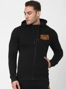 Jack & Jones Printed Detail Hooded Sweatshirt