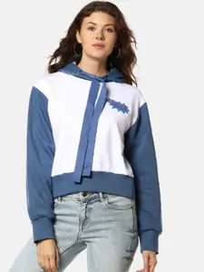 Campus Sutra Women White Sweatshirt