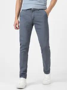 Urbano Fashion Men Grey Mid-Rise Slim Fit Clean Look Jeans