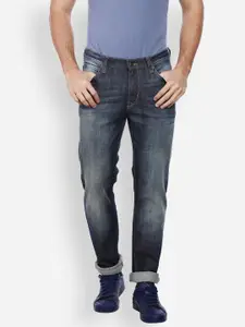Lee Men Blue Regular Fit Mid Rise Clean Look Jeans