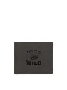 WildHorn Men Brand Logo Printed RFID Leather Wallet