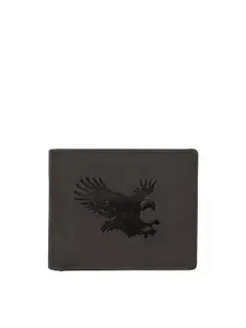 WildHorn Men Graphic Printed RFID Leather Wallet