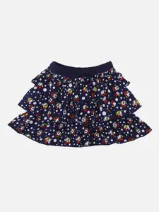 Bodycare Kids Infant Girls Navy Blue Minnie Mouse Printed Skirt