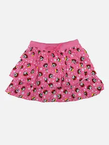 Bodycare Kids Infant Girls Pink Minnie Mouse Printed Skirt